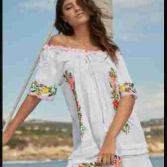 PilyQ Pink Crush Lana Embroidered Dress - Picture 2 of 10